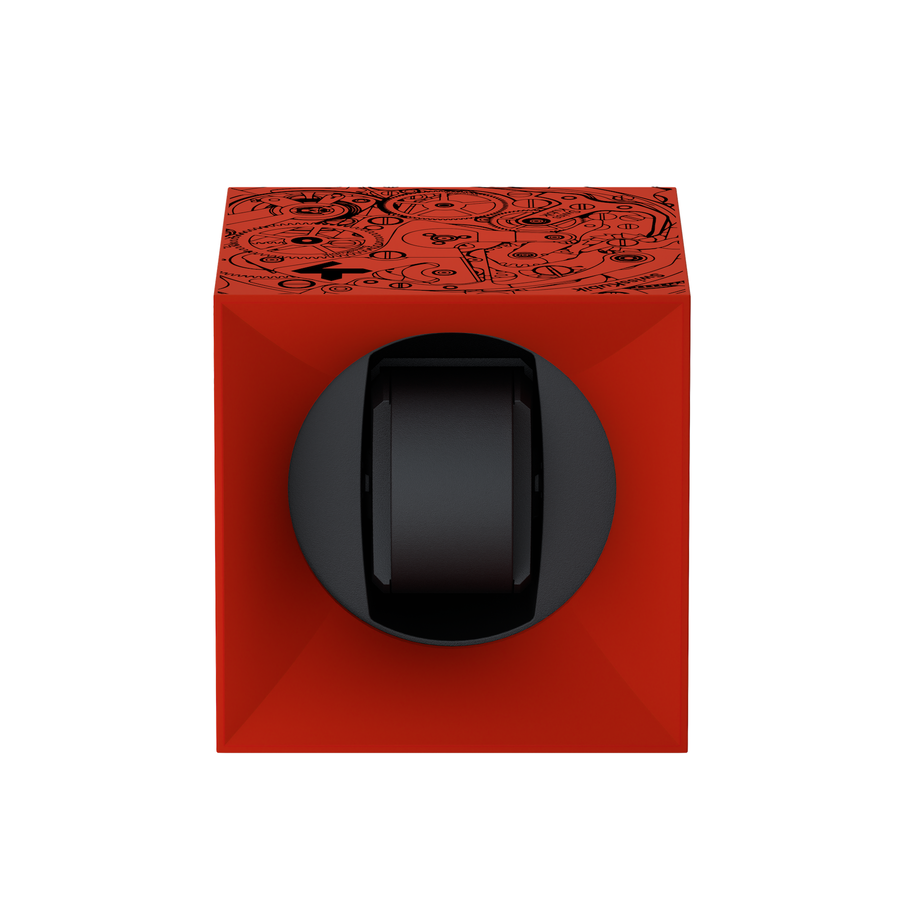 Red Soft Touch Black Movement