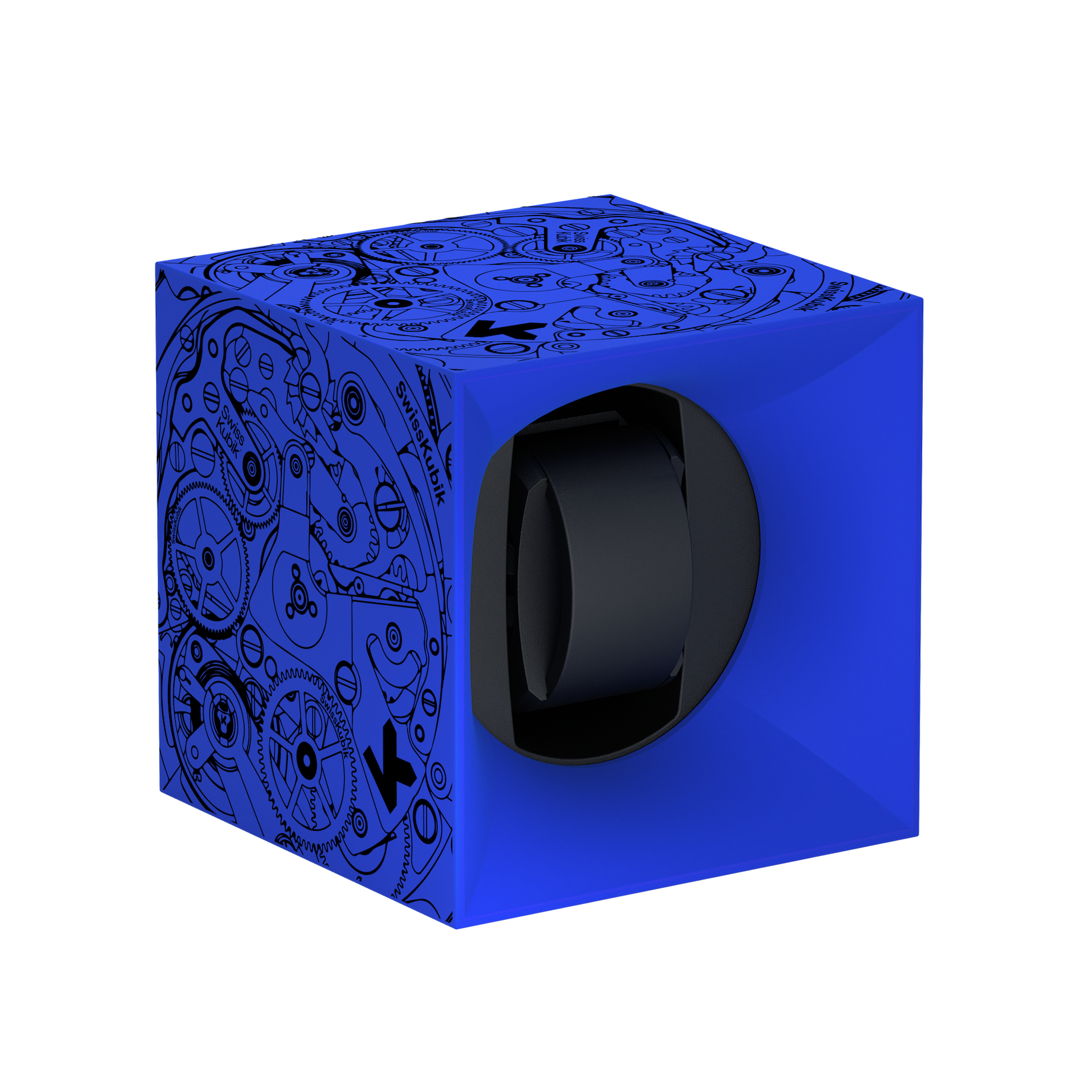 Blue Soft Touch Black Movement
