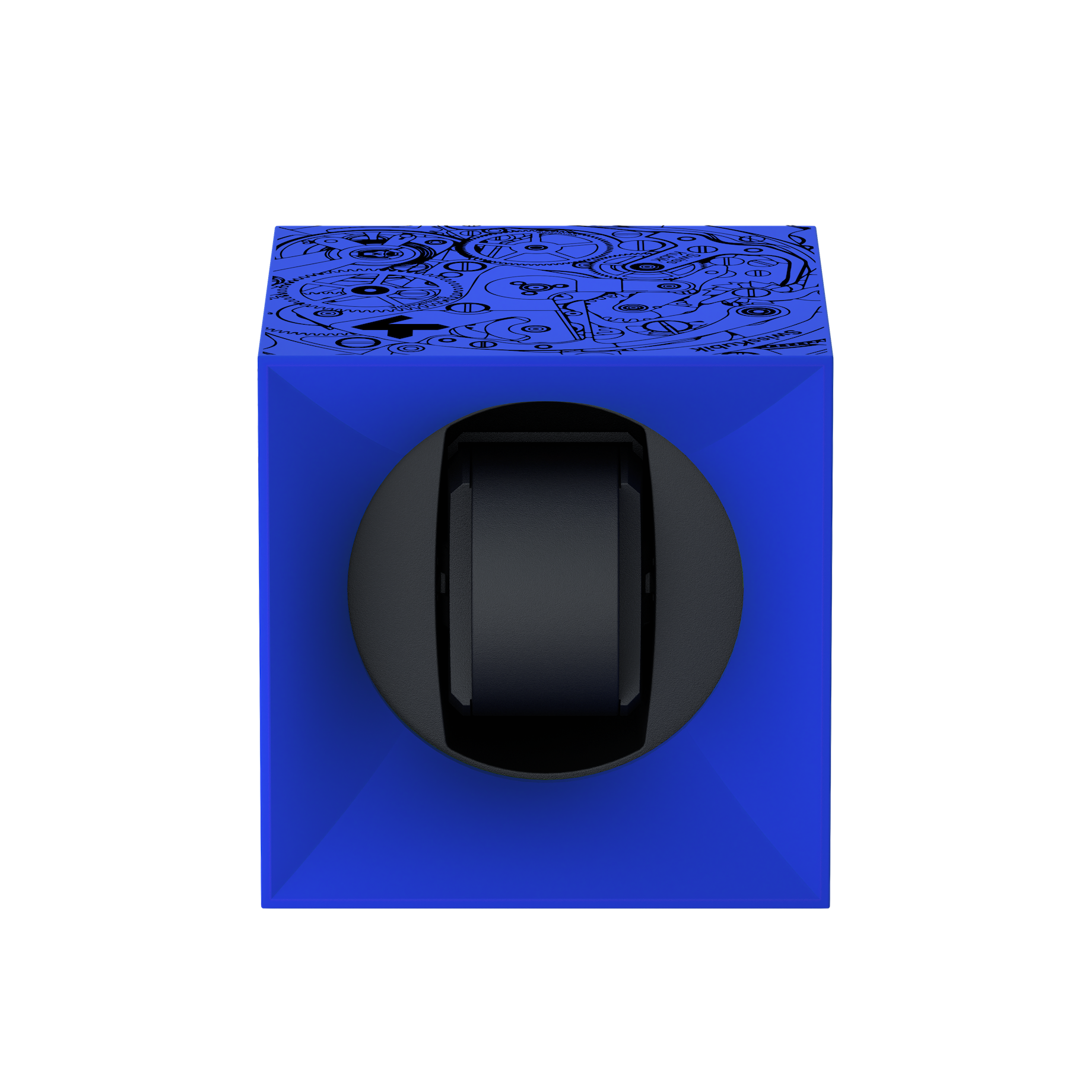 Blue Soft Touch Black Movement