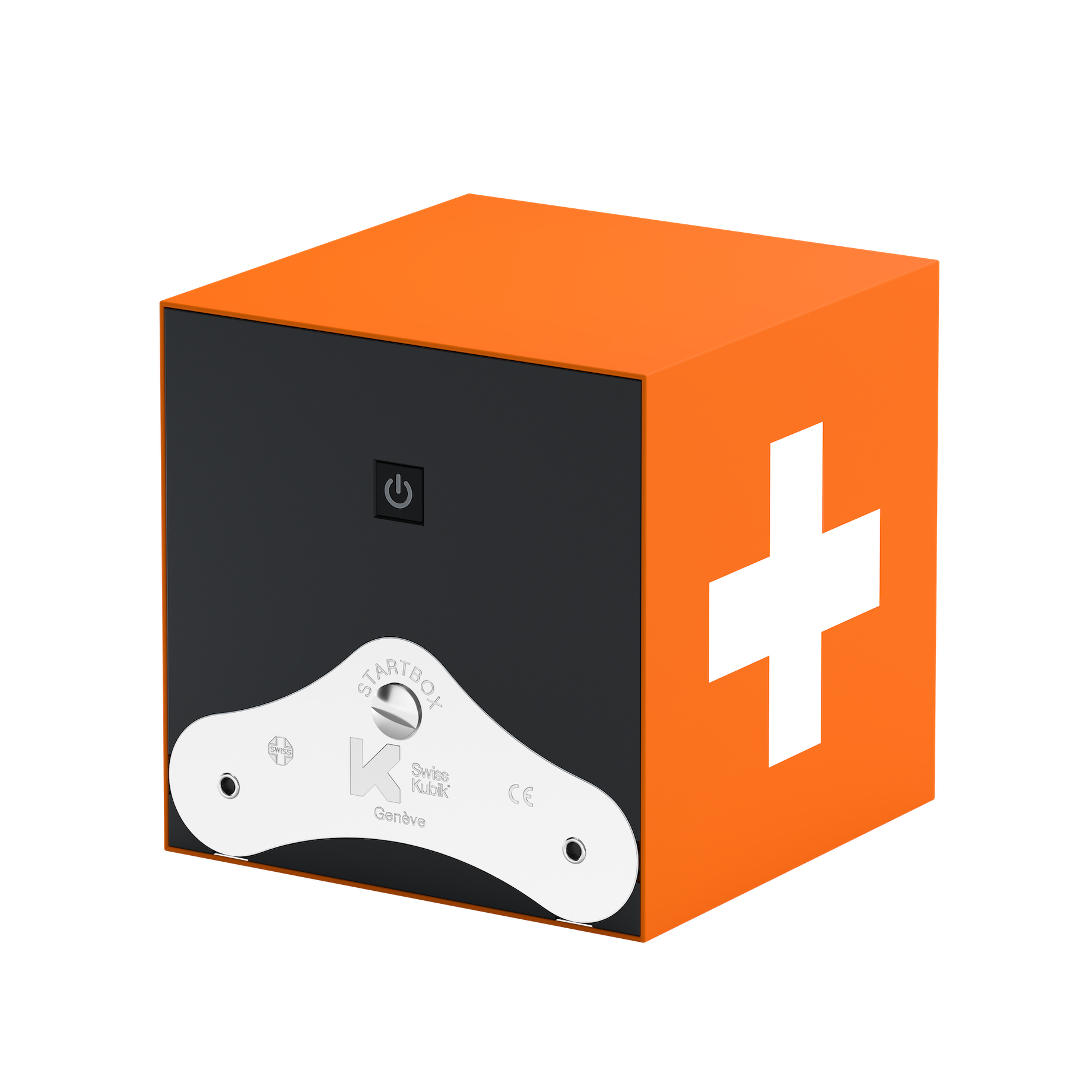 Orange Soft Touch Swiss Cross