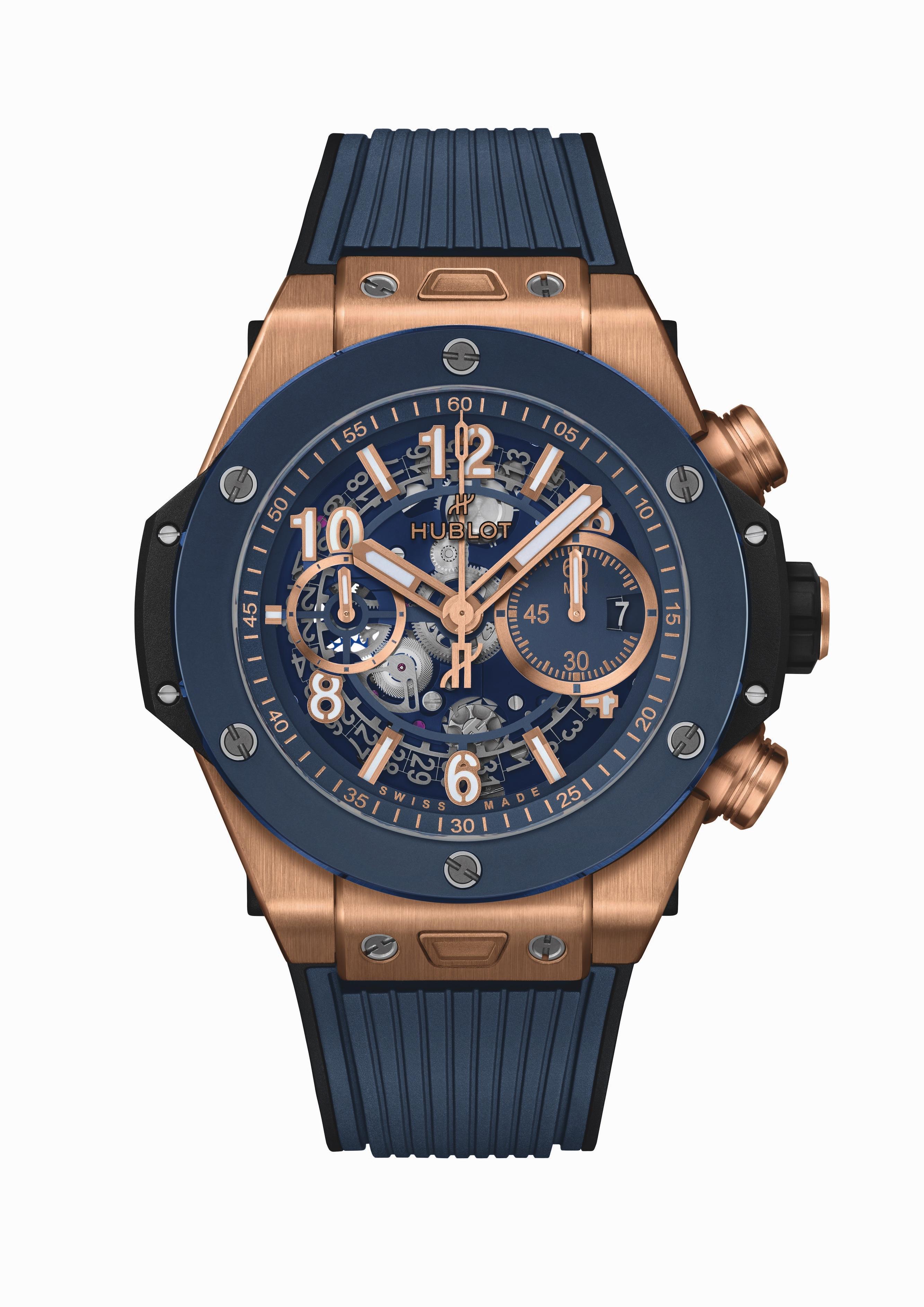 BIG BANG UNICO KING GOLD BLUE CERAMIC