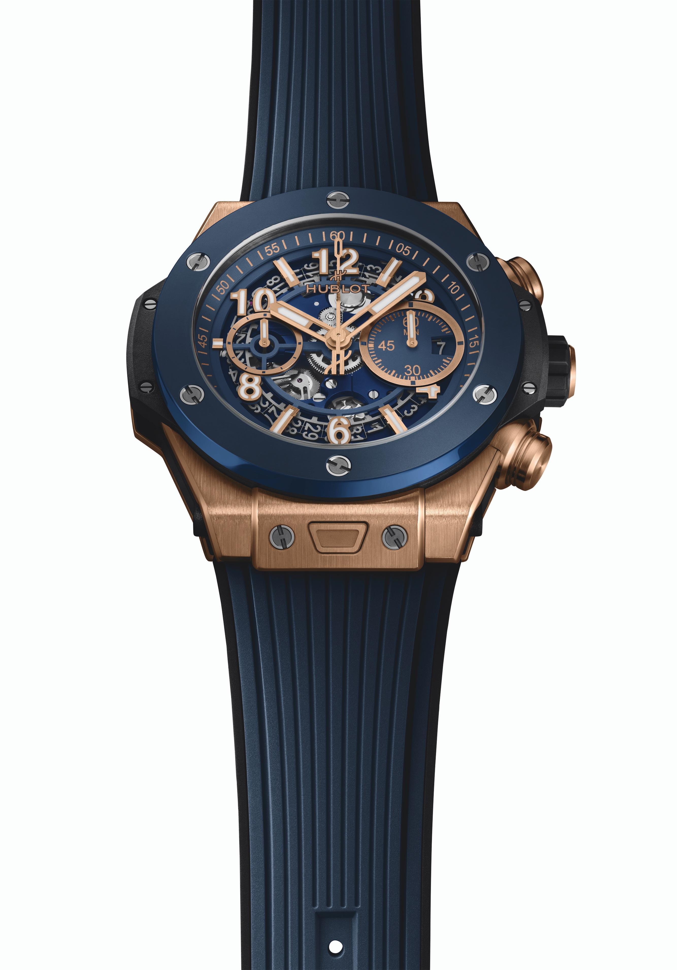 BIG BANG UNICO KING GOLD BLUE CERAMIC