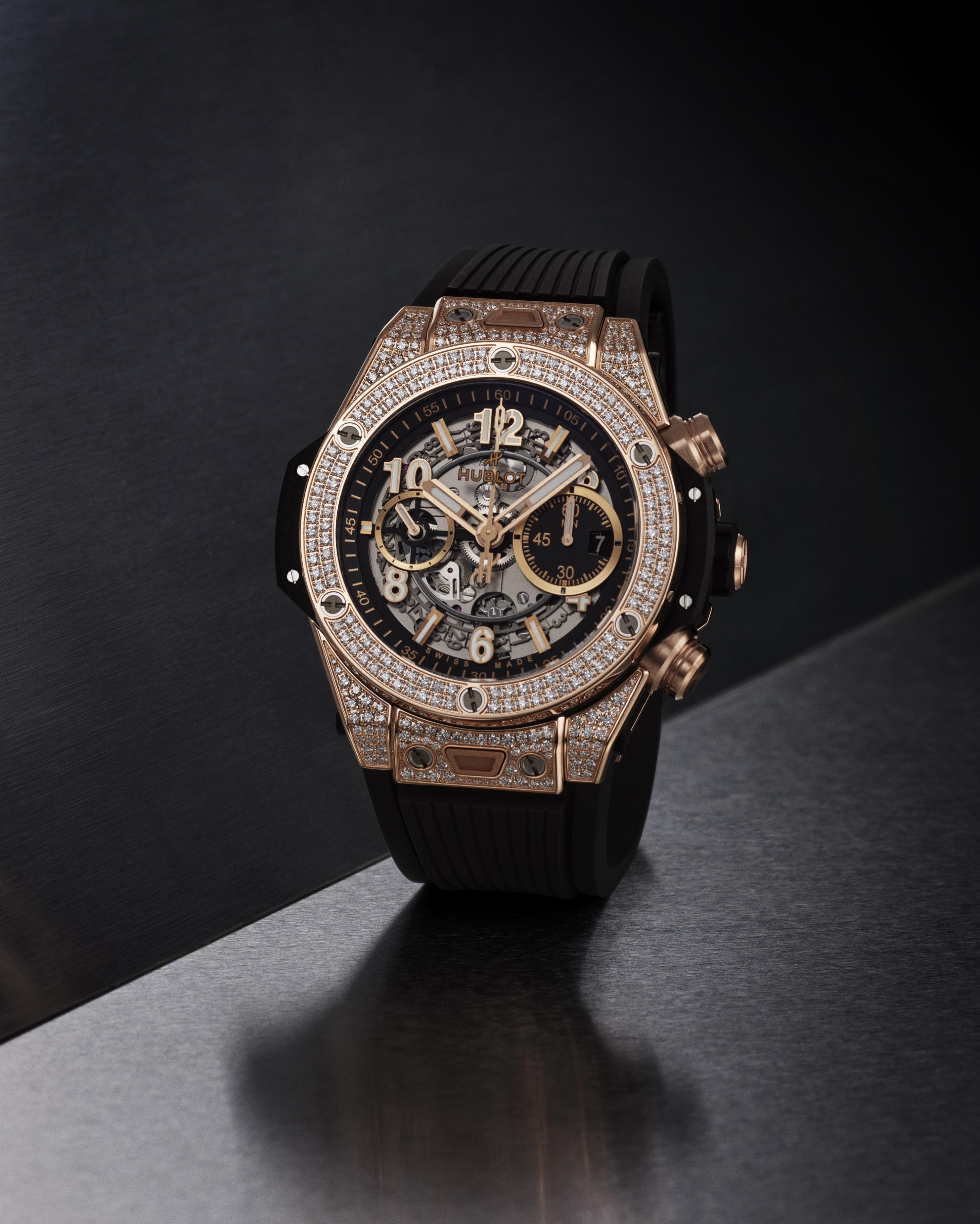 BIG BANG UNICO KING GOLD PAVÉ