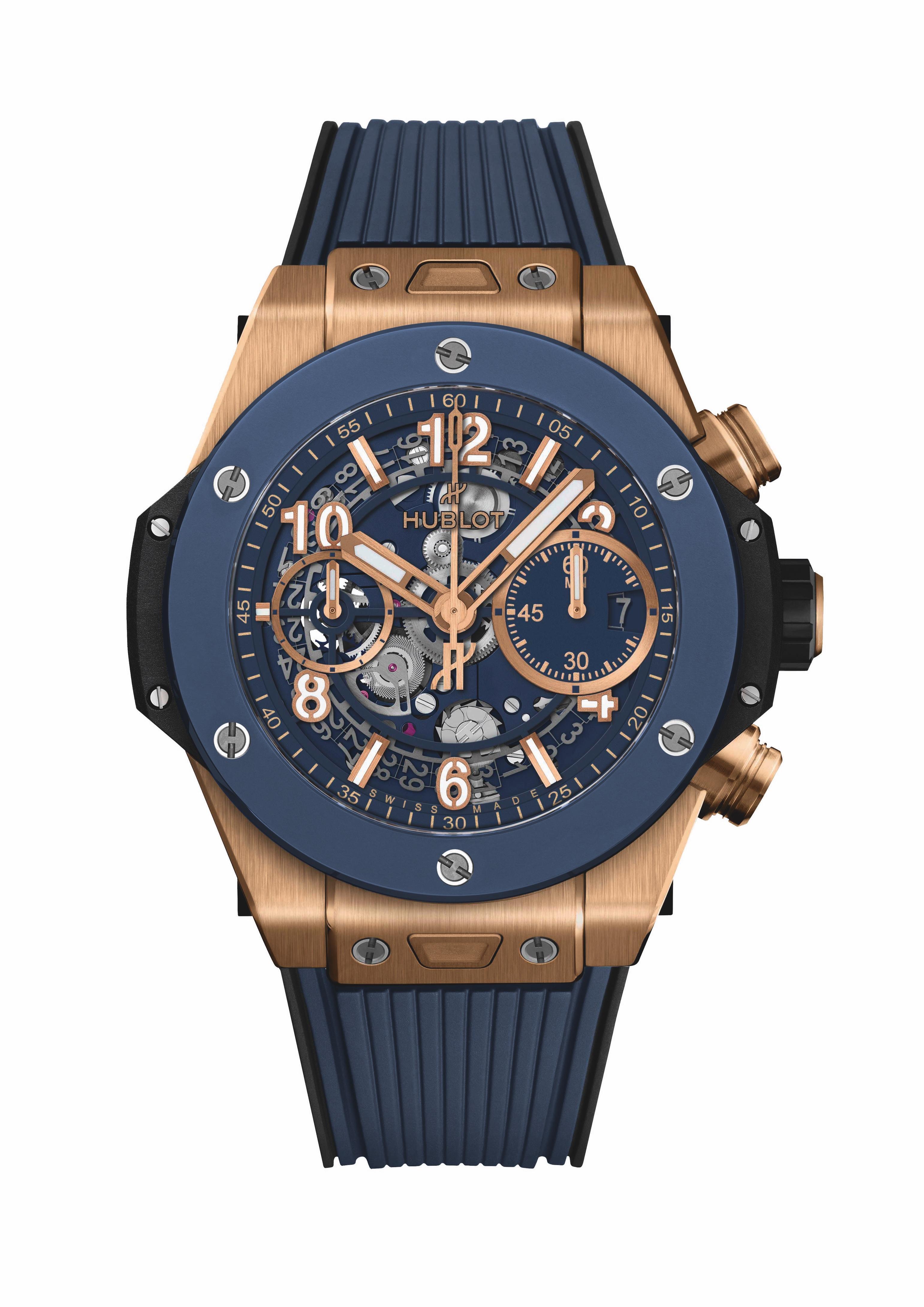 BIG BANG UNICO KING GOLD BLUE CERAMIC