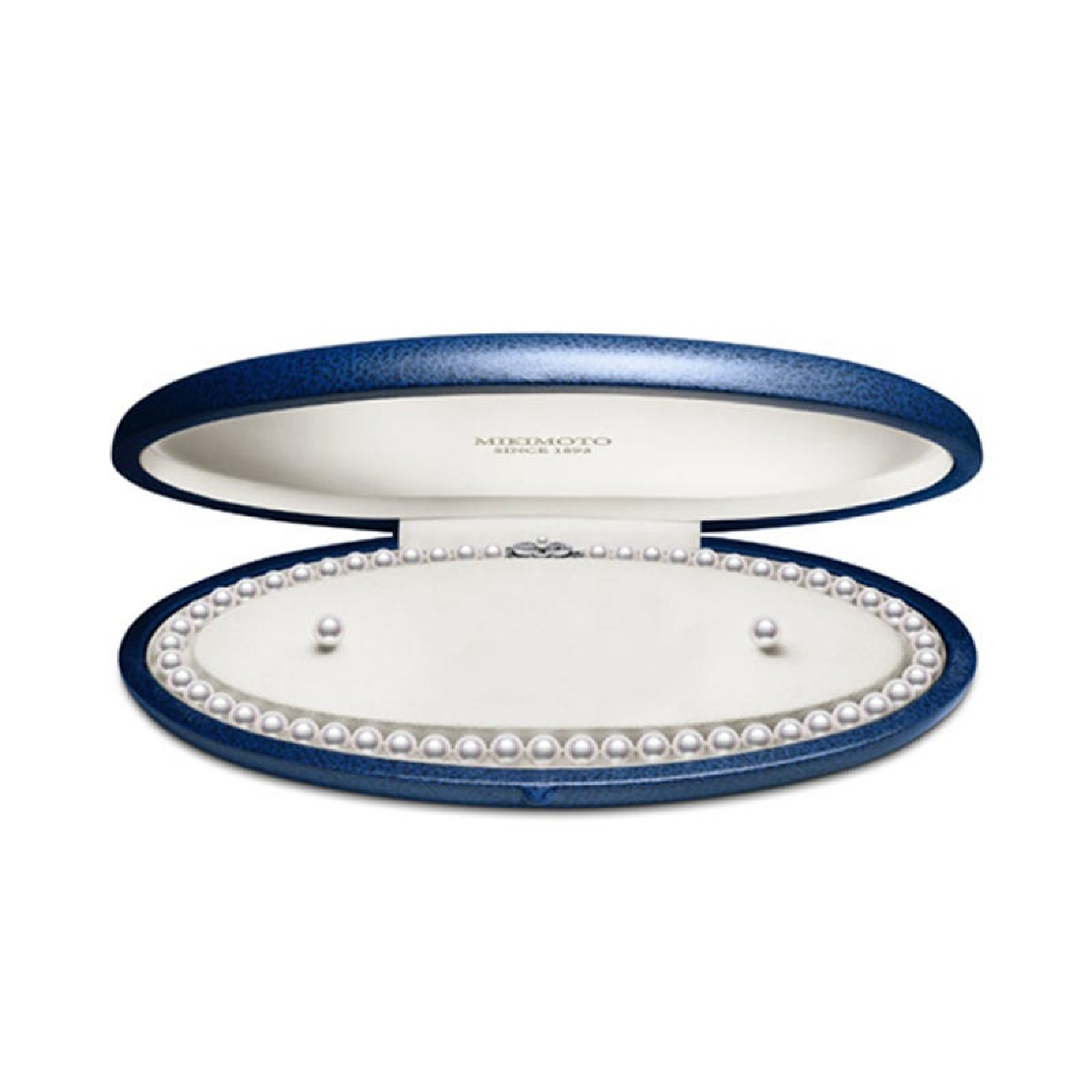 Akoya Cultured Pearl 18 Inch Two-Piece Set in 18K White Gold