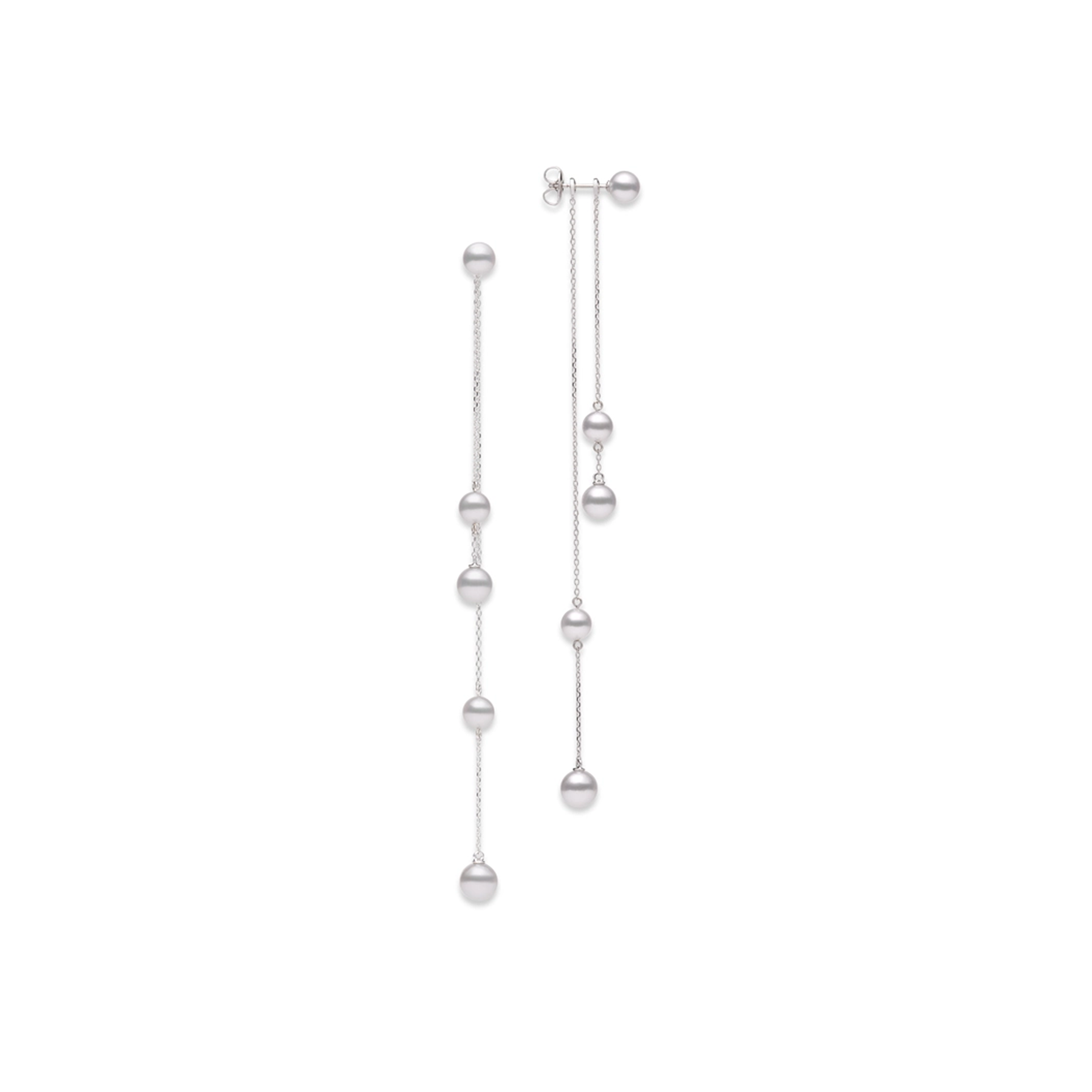 Convertible Akoya Cultured Pearl Drop Earrings