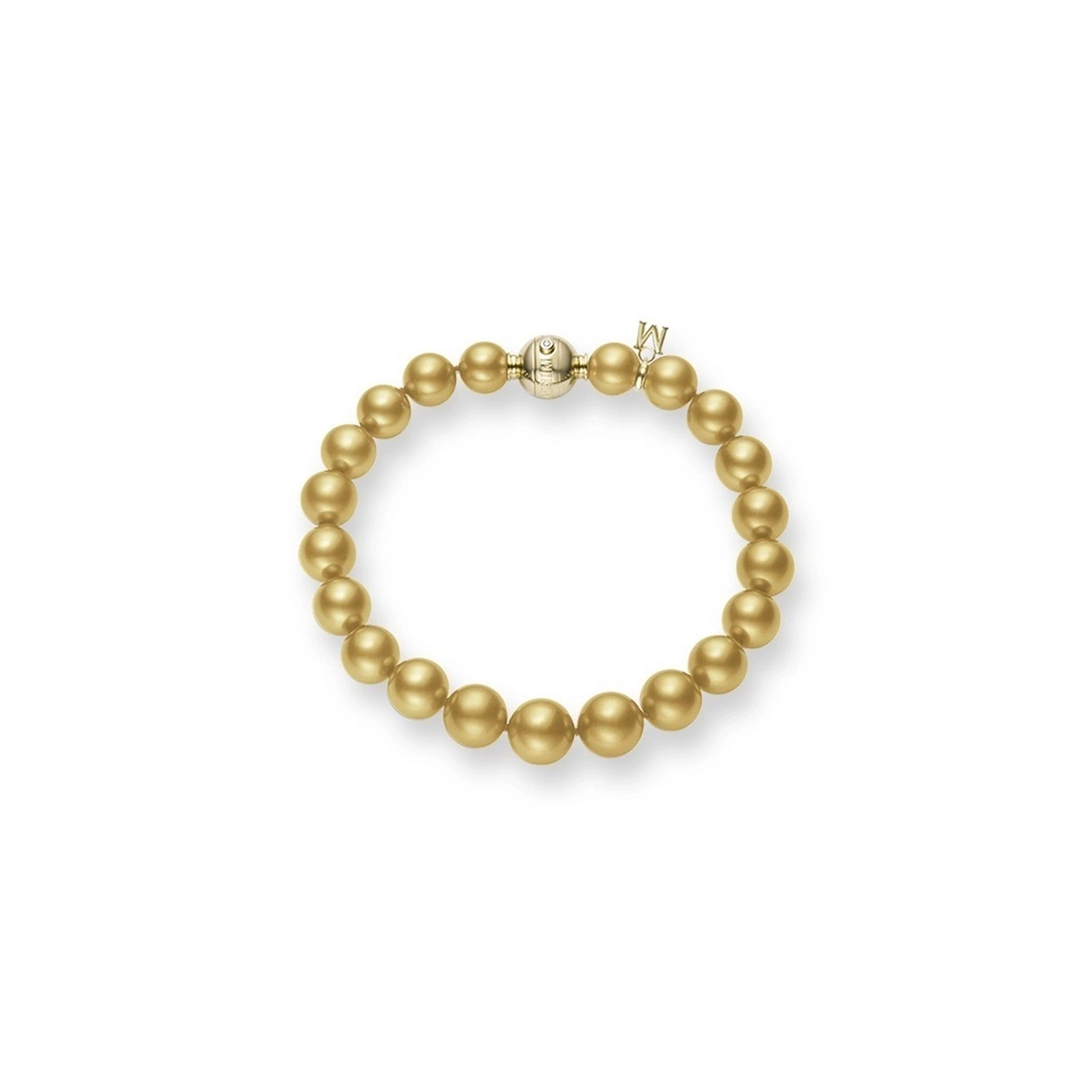 Golden South Sea Cultured Pearl Bracelet in 18K Yellow Gold
