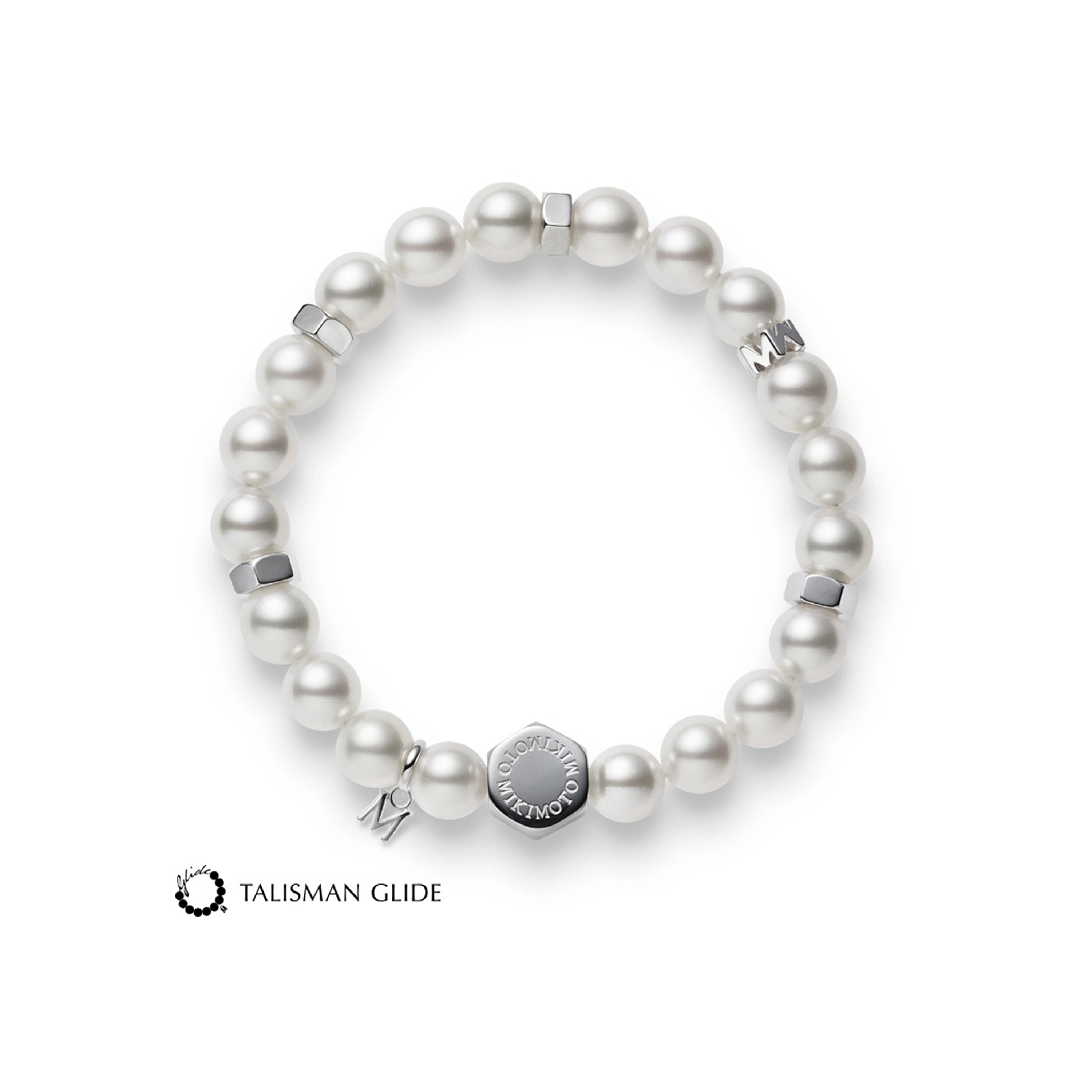 Talisman Glide Akoya Cultured Pearl Bracelet