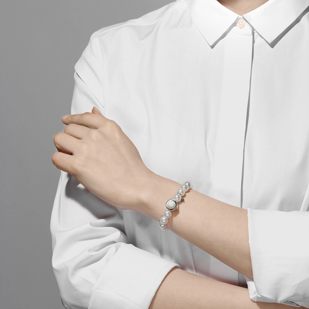 Talisman Glide Akoya Cultured Pearl Bracelet