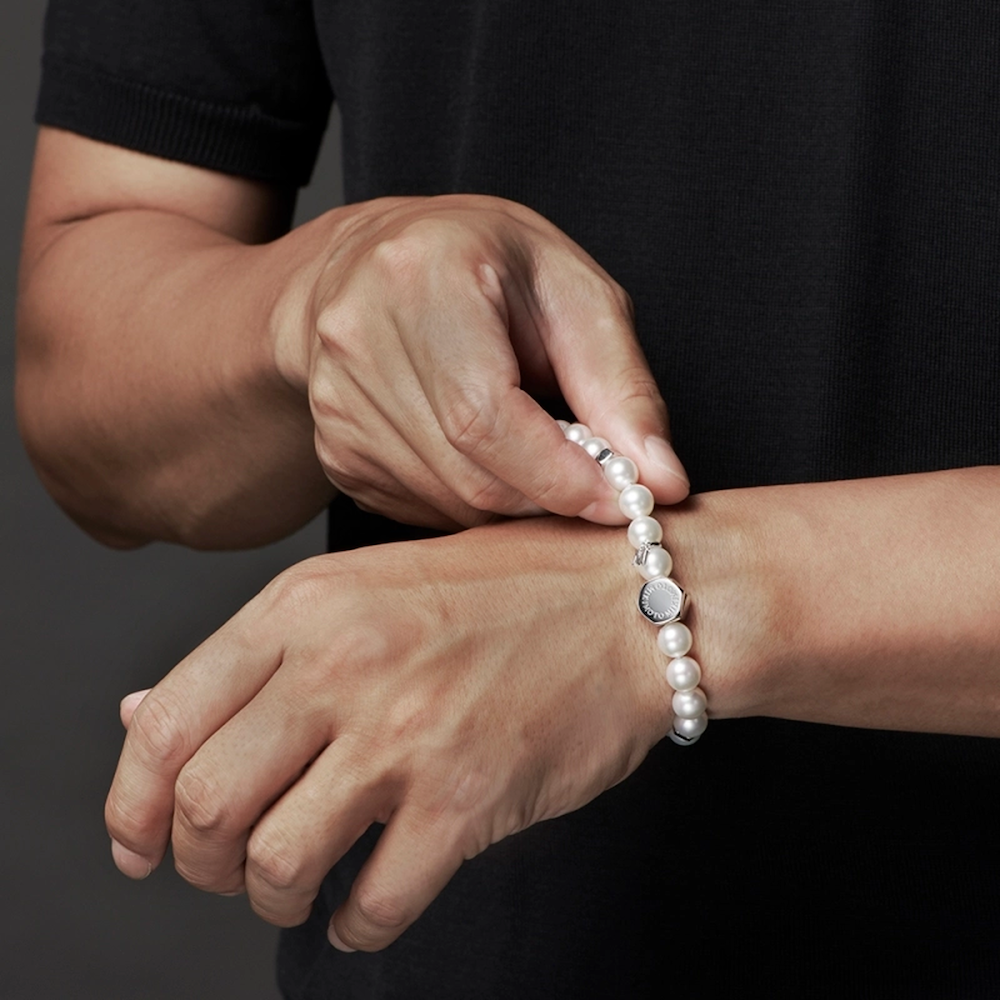 Talisman Glide Akoya Cultured Pearl Bracelet