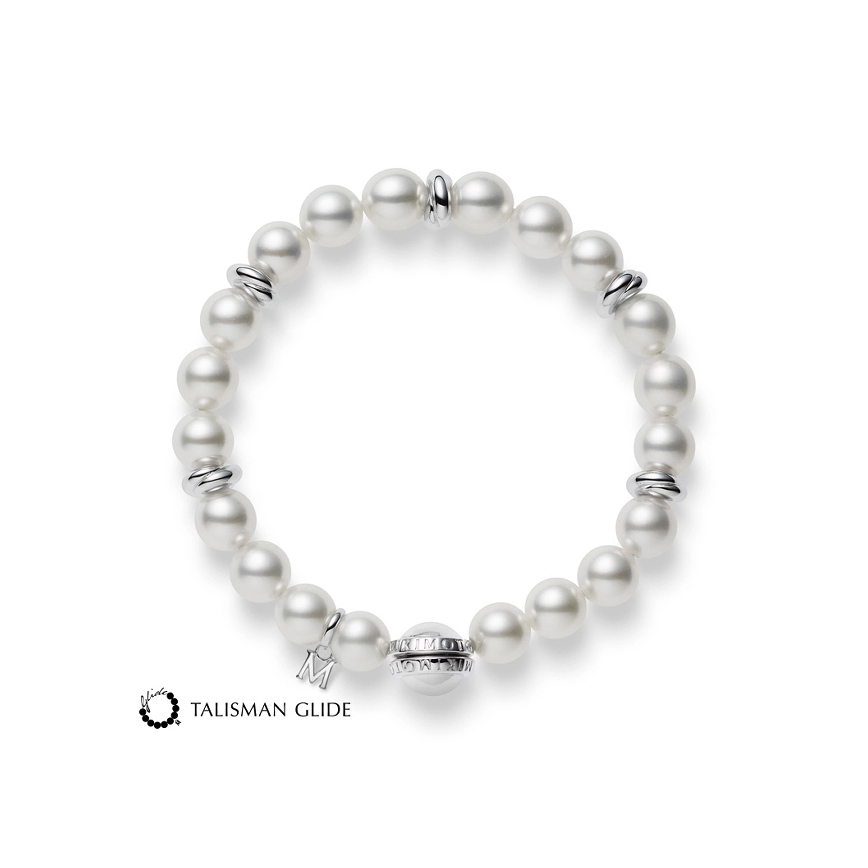 Talisman Glide Akoya Cultured Pearl Bracelet