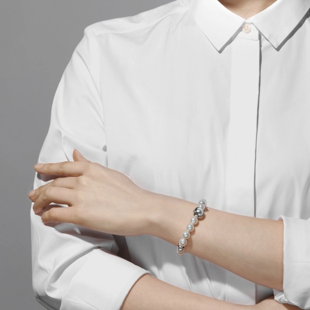 Talisman Glide Akoya Cultured Pearl Bracelet