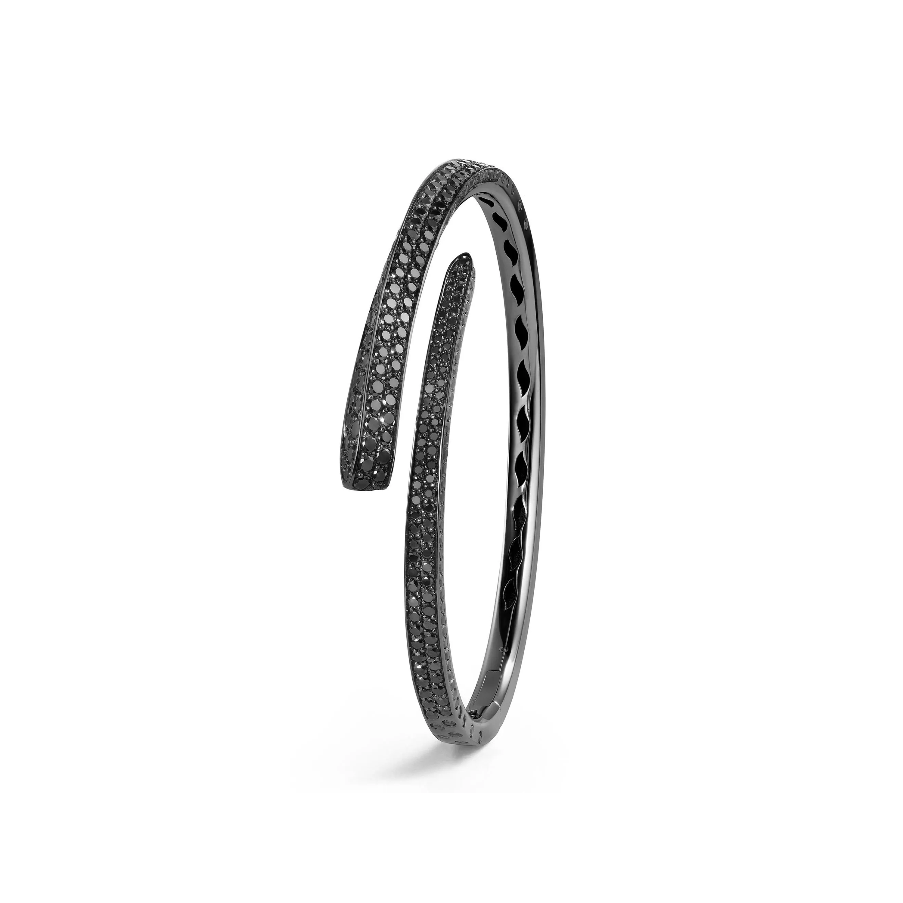 LIKE SLIM FULL PAVÉ BLACK TIE BRACELET Classic Edition