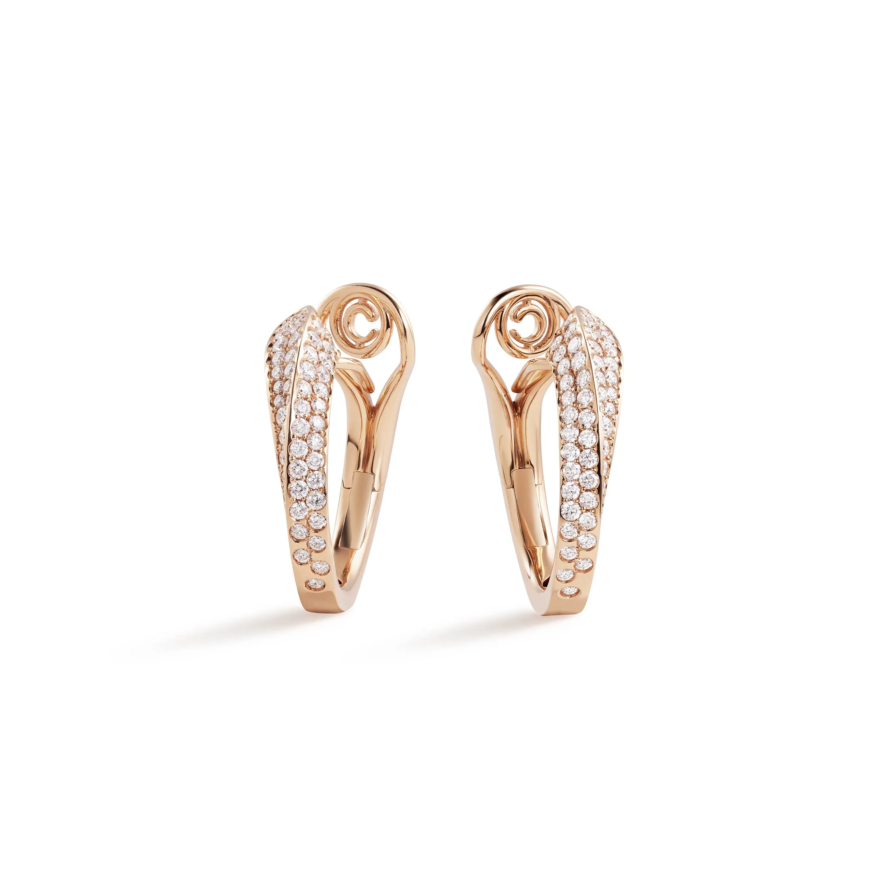 LIKE SLIM FULL PAVÉ EARRINGS Classic Edition