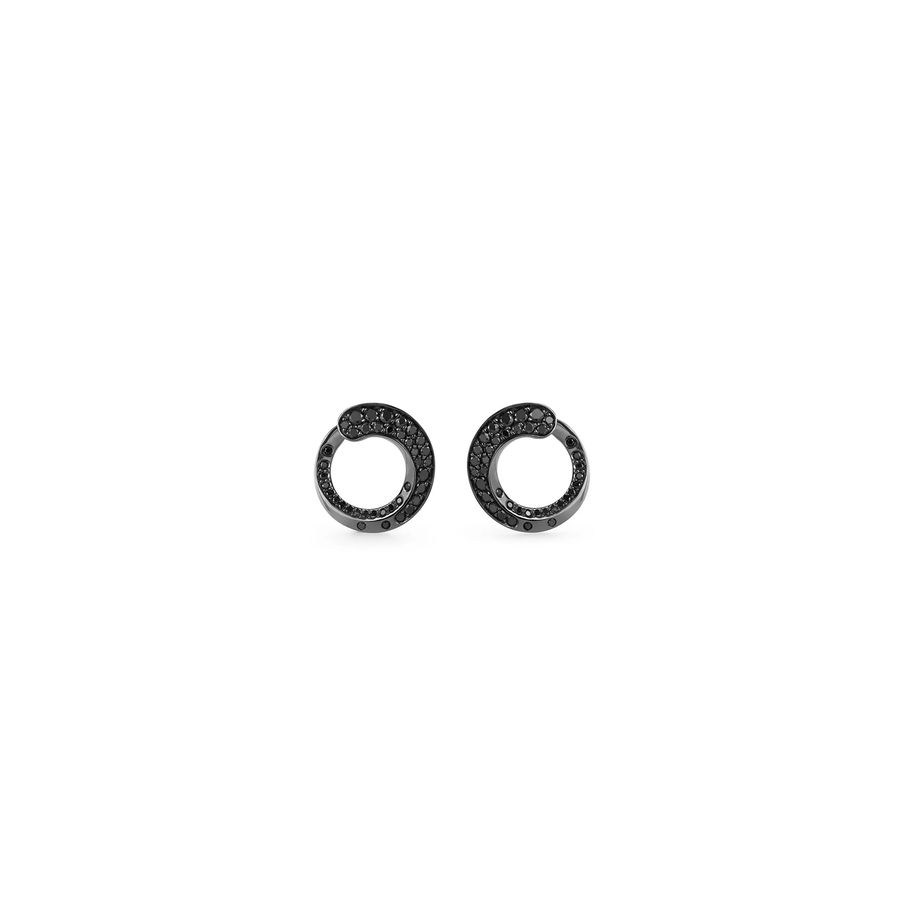 LIKE SLIM BLACK TIE EARRINGS Classic Edition