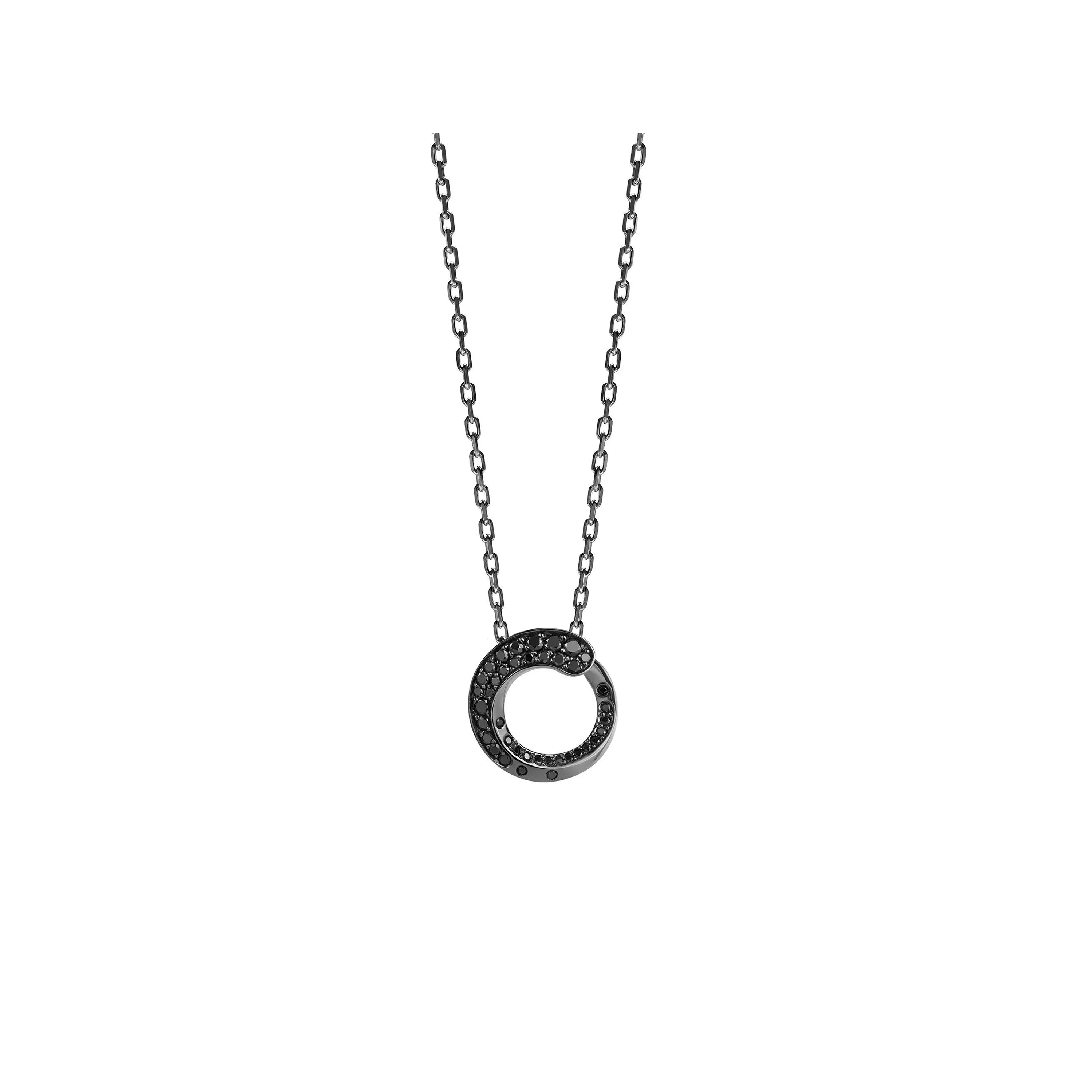 LIKE SLIM BLACK TIE NECKLACE Classic Edition