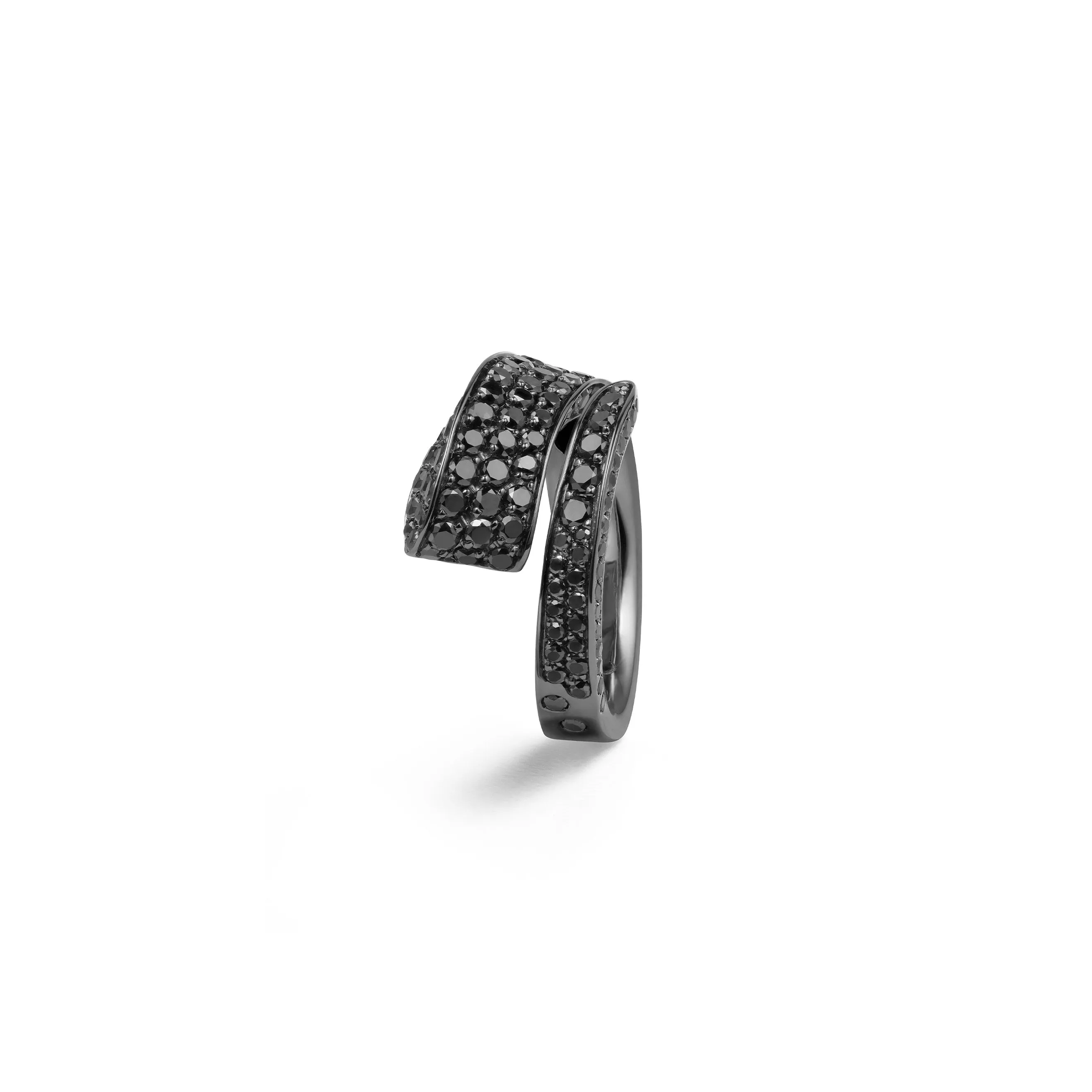 LIKE REGULAR FULL PAVÉ BLACK TIE RING Classic Edition
