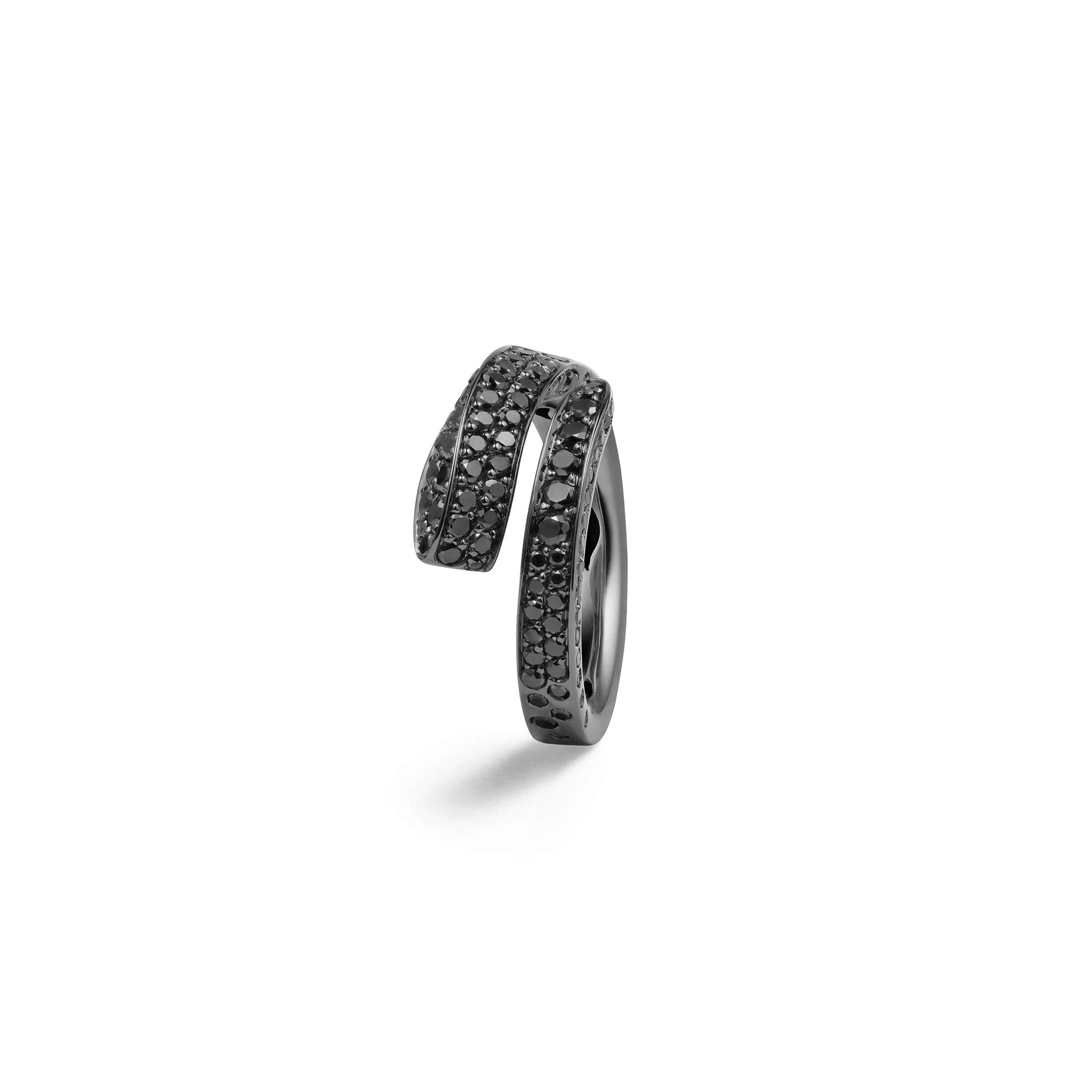 LIKE SLIM FULL PAVÉ BLACK TIE RING Classic Edition