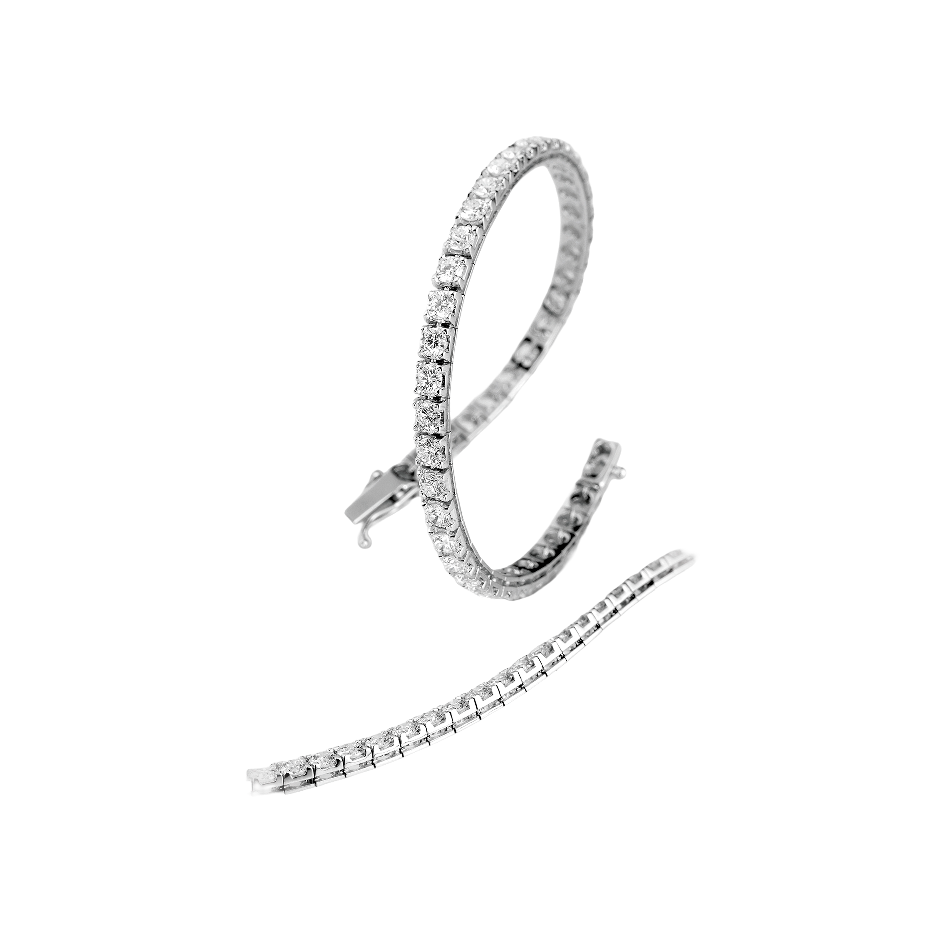 white gold and diamonds bracelet