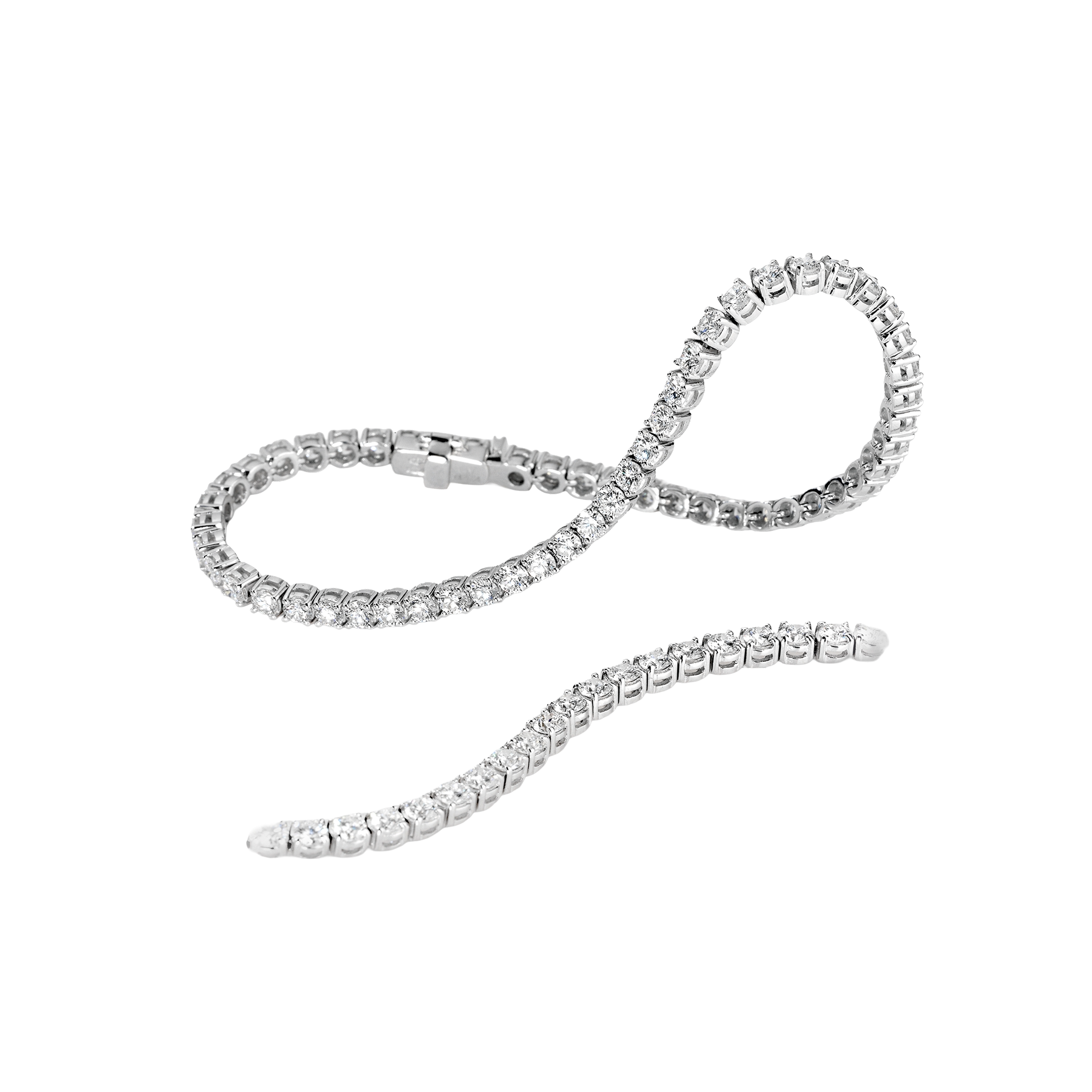 white gold and diamonds bracelet