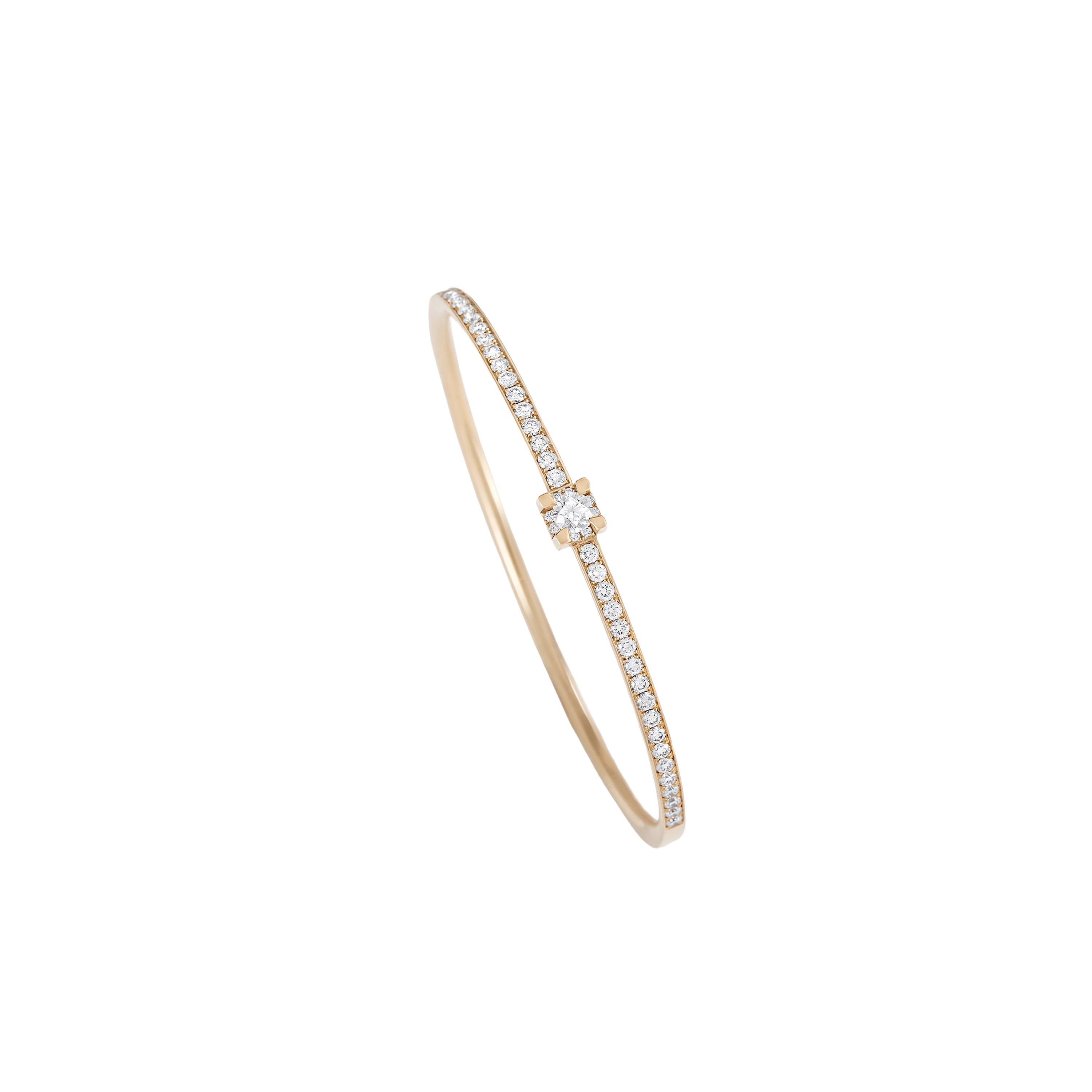 rose gold and diamonds bracelet