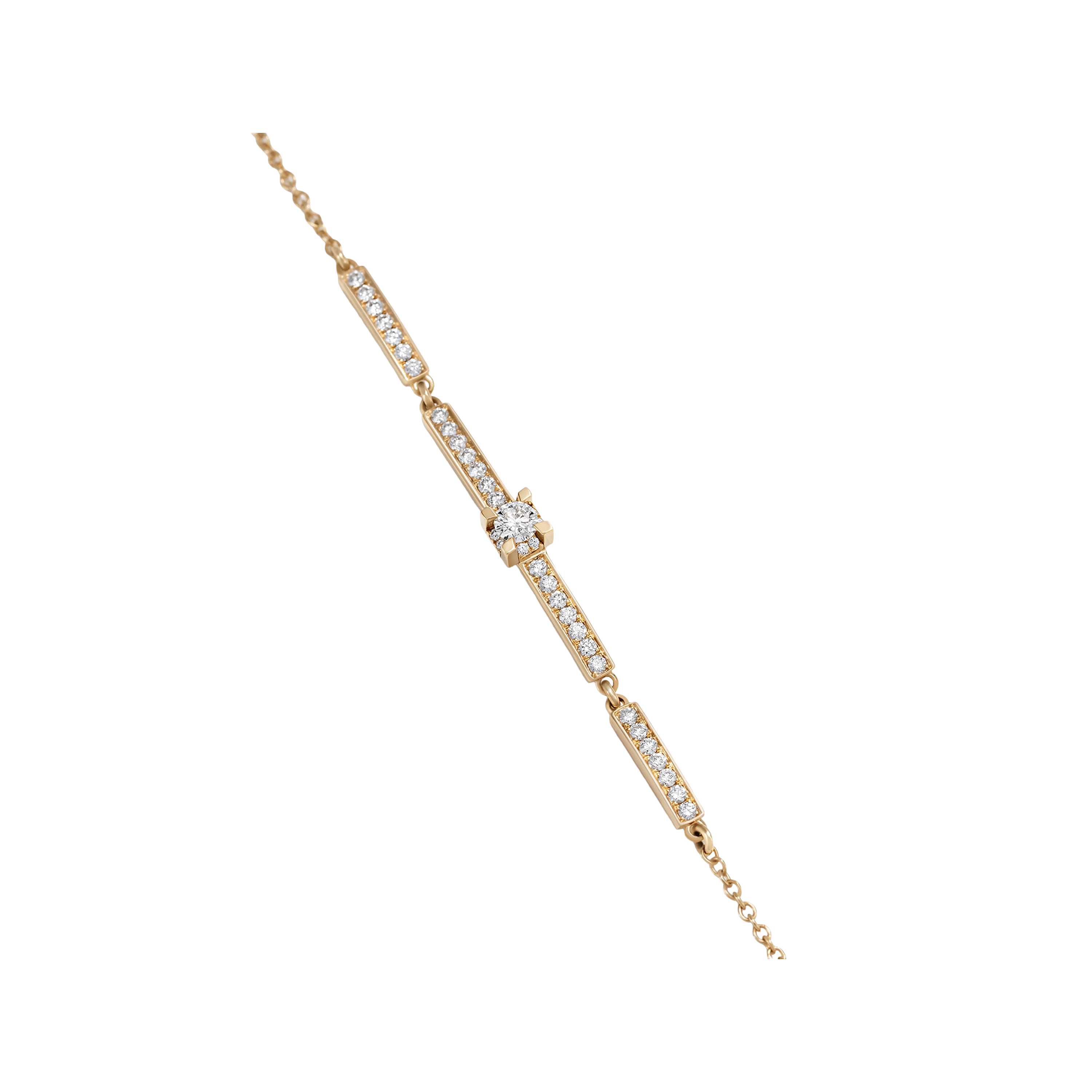 rose gold and diamonds bracelet