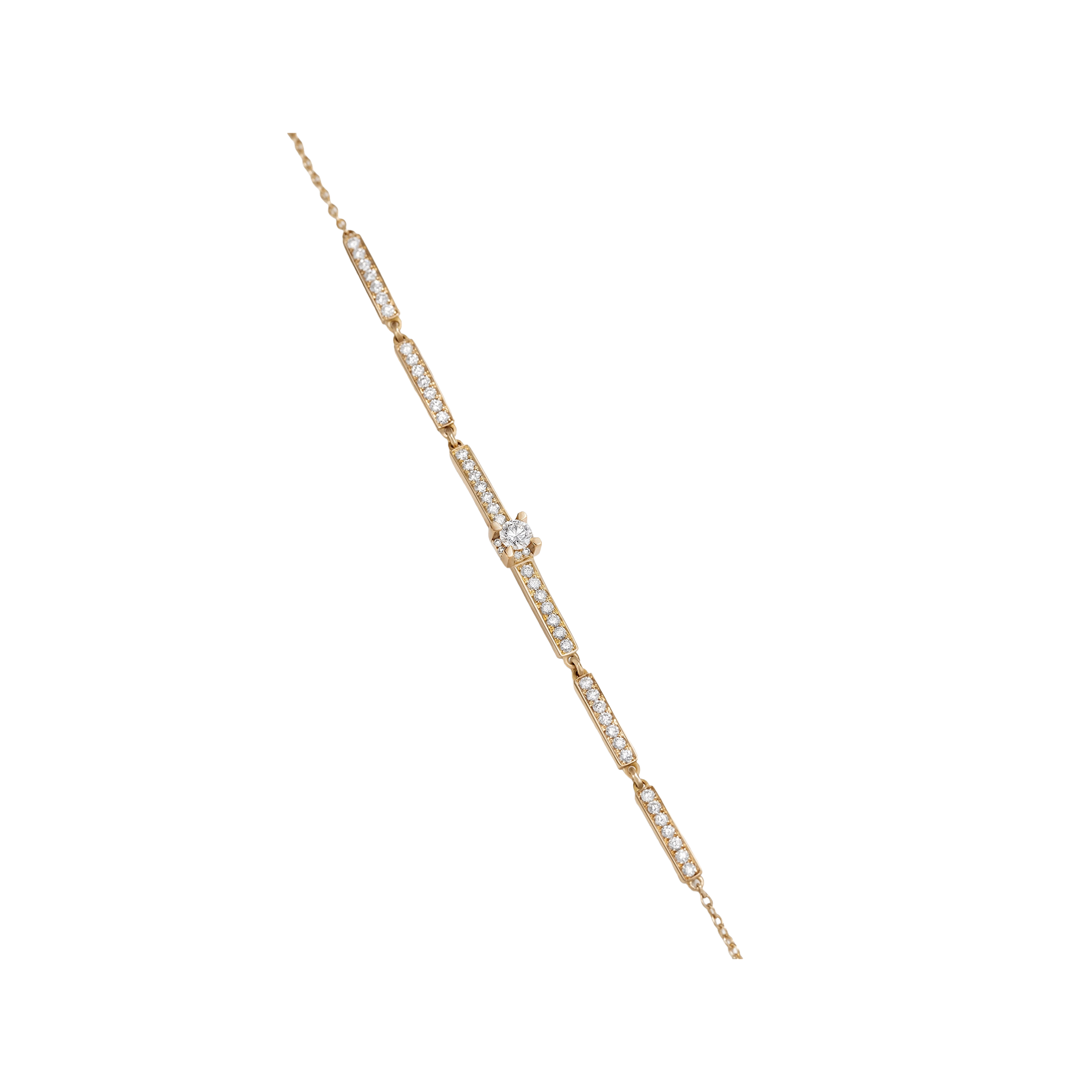 rose gold and diamonds bracelet