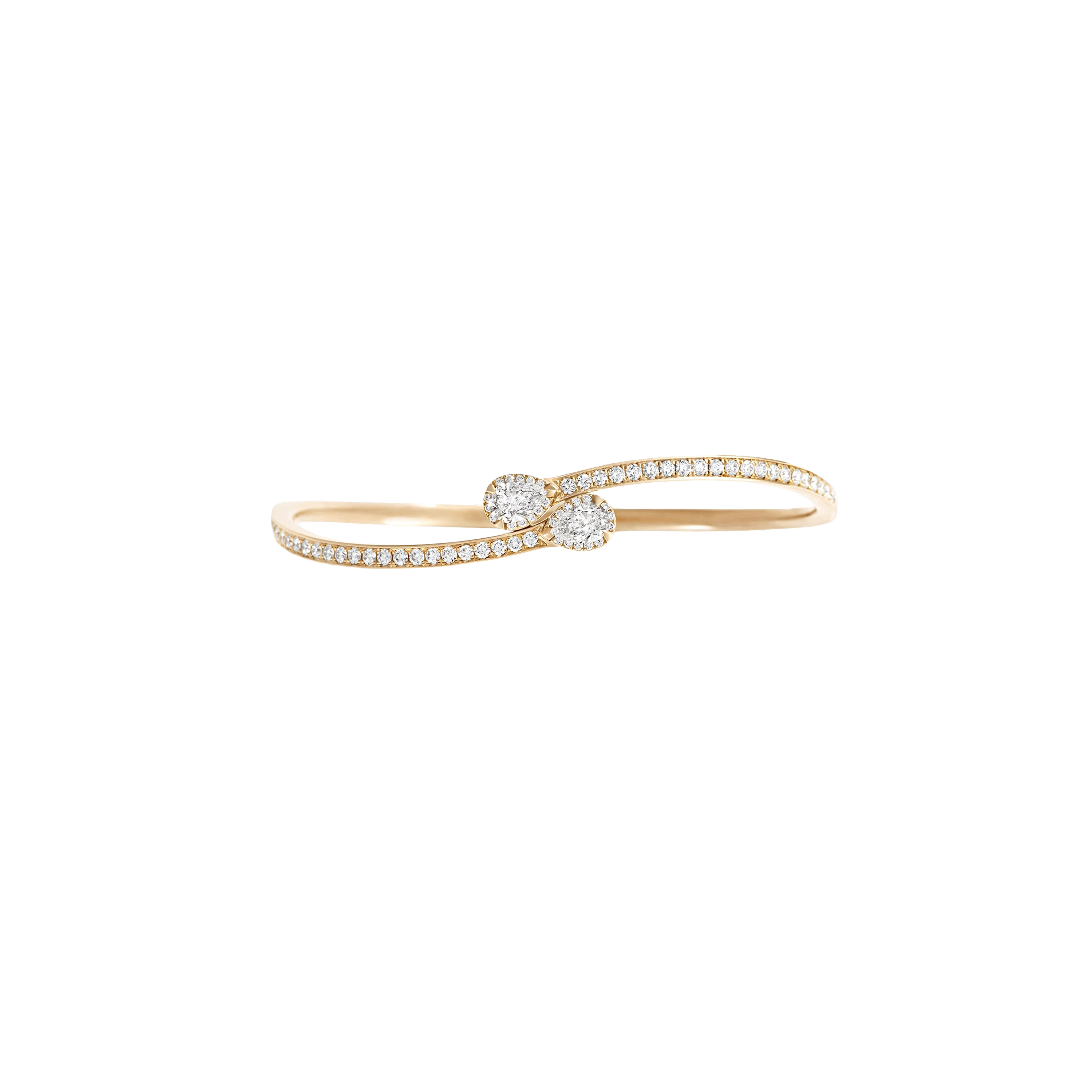 rose gold and diamonds bracelet
