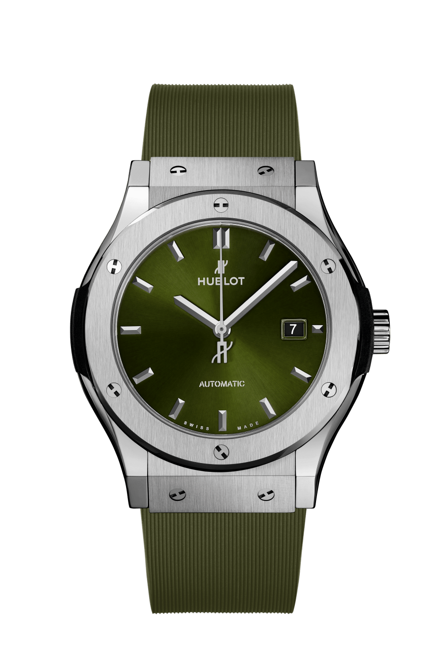 Hublot Classic Fusion Titanium Green 42 mm watch, reference 542.NX.8970.RX